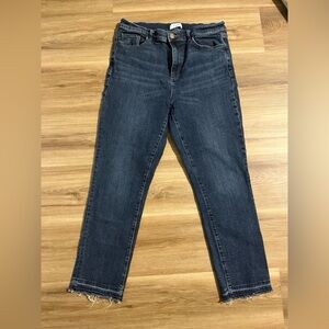 Loft Outlet high rise straight jeans.  12